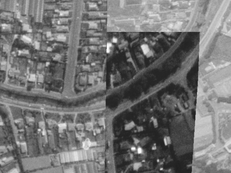 26 Eastern Terrace from the air, 1975-1979