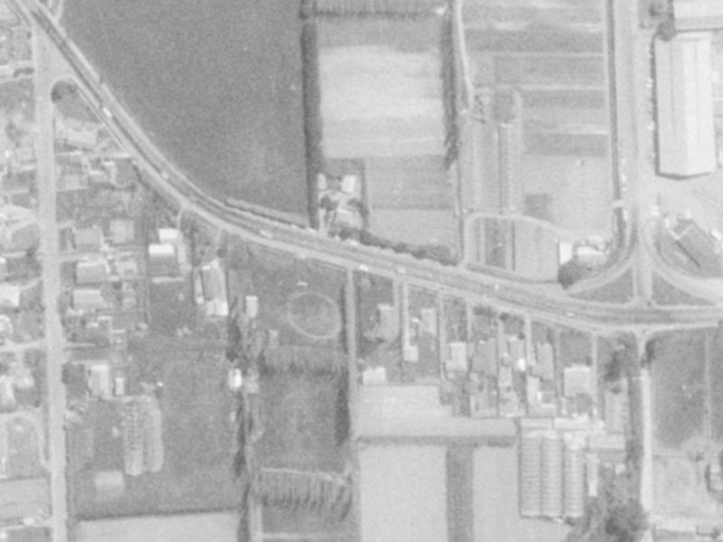 254 Port Hills Road from the air, 1975-1979