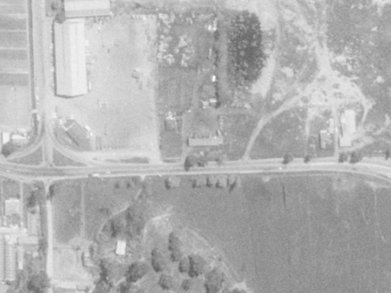 220 Port Hills Road from the air, 1975-1979