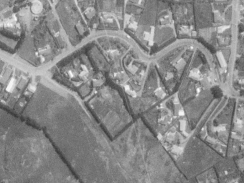 24 Belleview Terrace from the air, 1975-1979