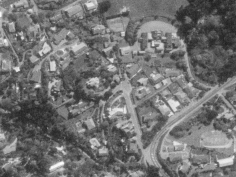 10 Heaton Rhodes Place from the air, 1975-1979