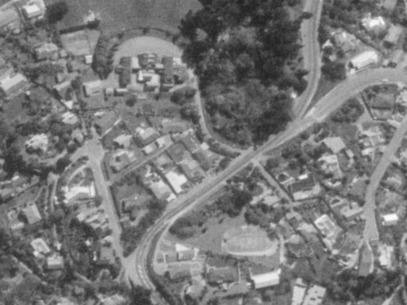 4 Overdale Drive from the air, 1975-1979