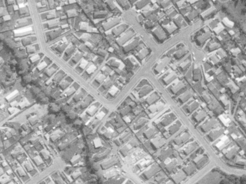 4 Palmside Street from the air, 1975-1979