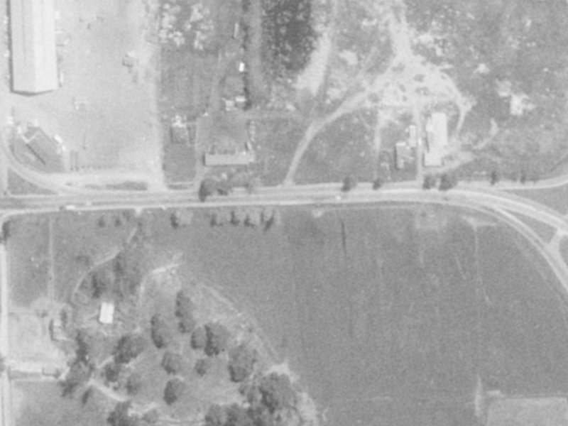 14 Mary Muller Drive from the air, 1975-1979