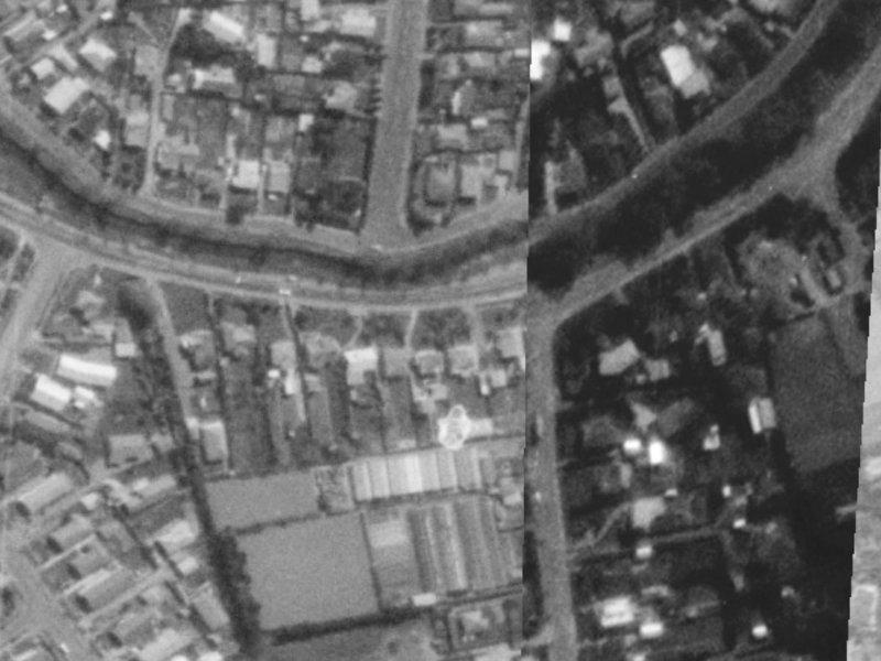48 Centaurus Road from the air, 1975-1979