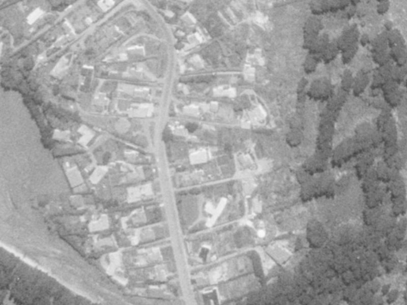 103 Huntsbury Avenue from the air, 1975-1979