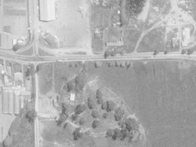223 Port Hills Road from the air, 1975-1979