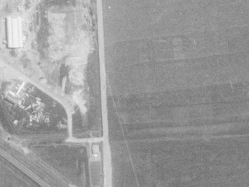 Truscotts Road from the air, 1975-1979