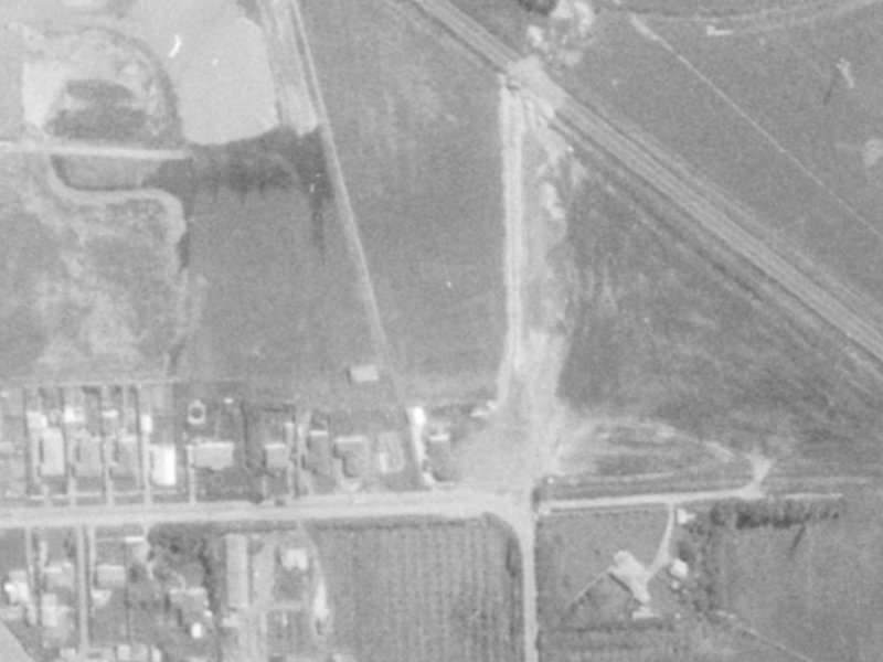 31 Mauger Drive from the air, 1975-1979