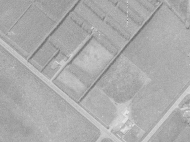 44 Harry Manship Crescent from the air, 1975-1979