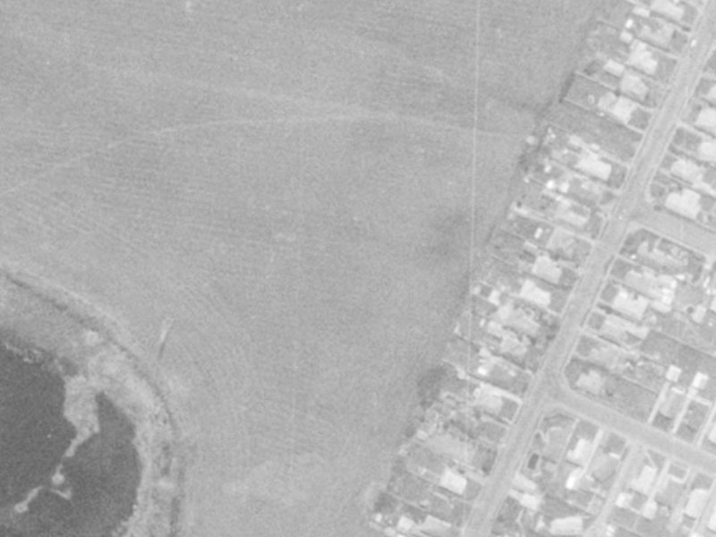 79 Lancewood Drive from the air, 1975-1979