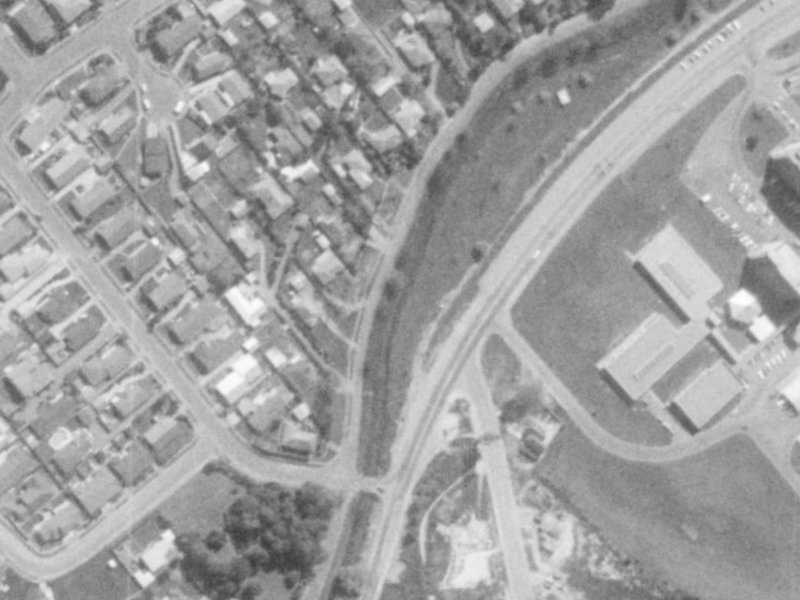 53 Ashgrove Terrace from the air, 1975-1979