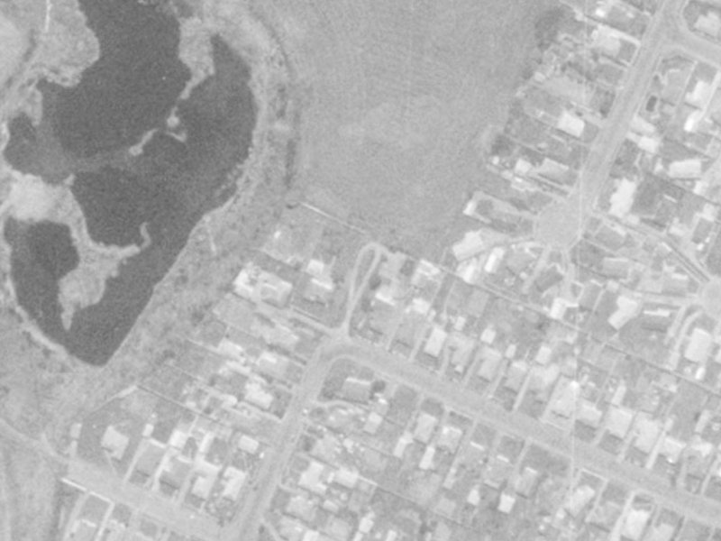 78 Lancewood Drive from the air, 1975-1979