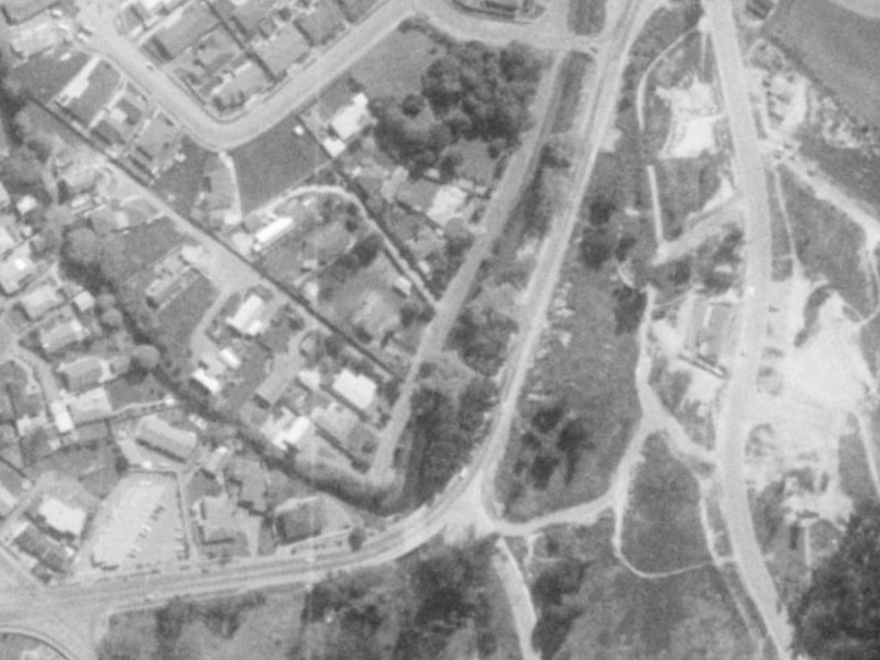 9 Ashgrove Terrace from the air, 1975-1979