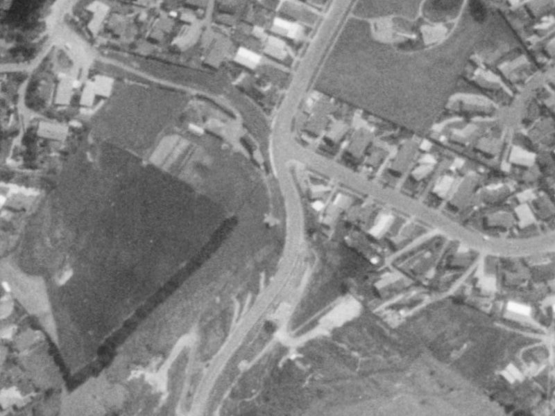41 Rossmore Terrace from the air, 1975-1979
