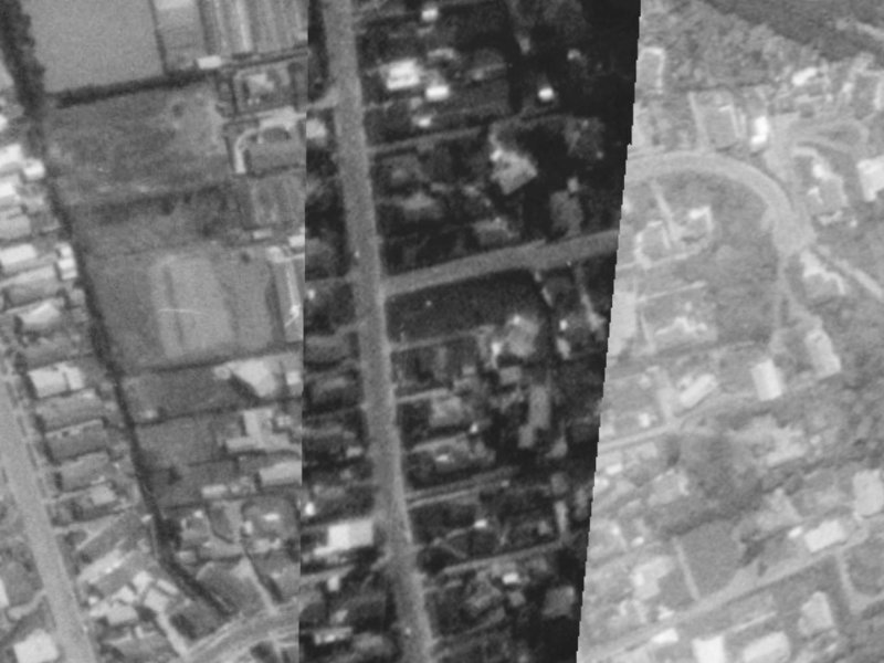 22 Bowenvale Avenue from the air, 1975-1979