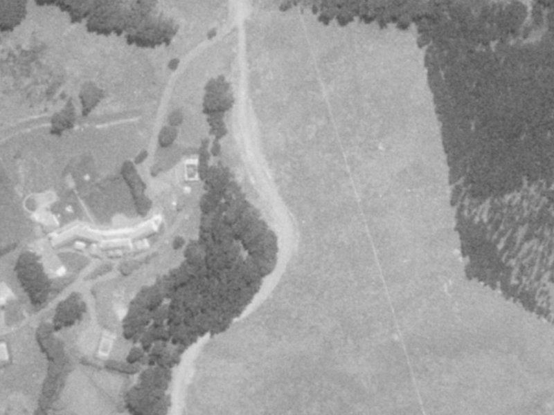 145 Huntsbury Avenue from the air, 1975-1979