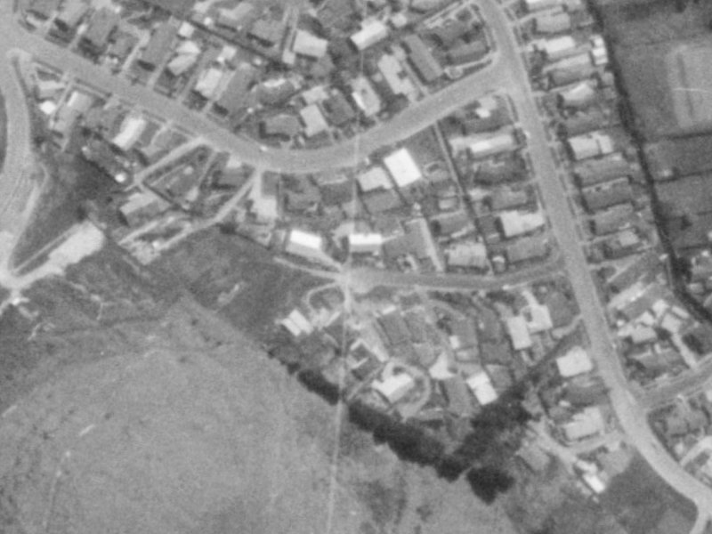 8 Roseneath Place from the air, 1975-1979