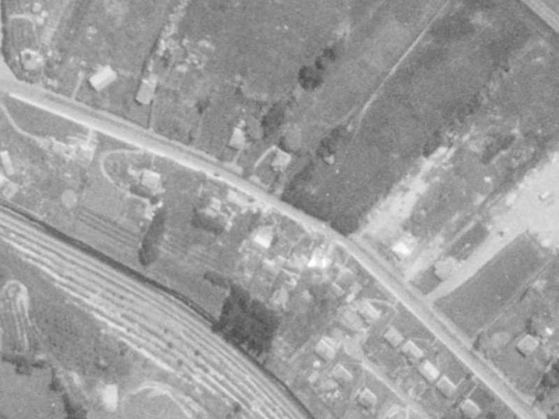 127 Port Hills Road from the air, 1975-1979