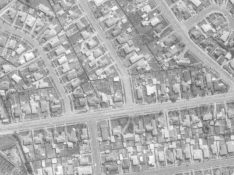1 Mavin Road from the air, 1975-1979