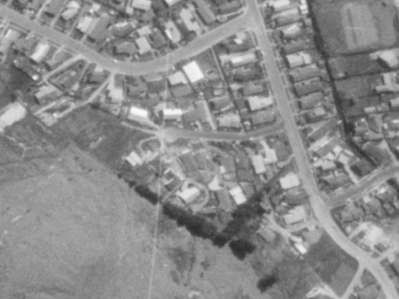 13 Roseneath Place from the air, 1975-1979