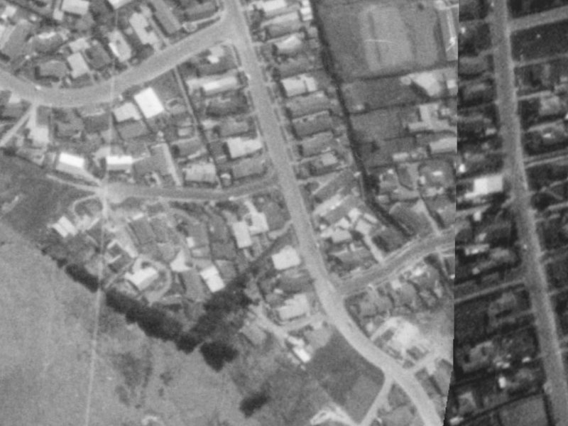 42 Landsdowne Terrace from the air, 1975-1979