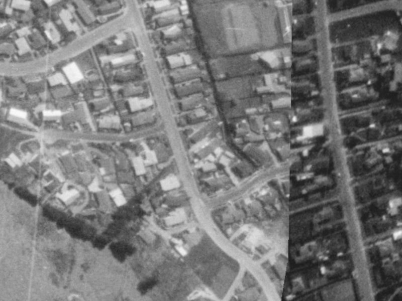 59A Landsdowne Terrace from the air, 1975-1979