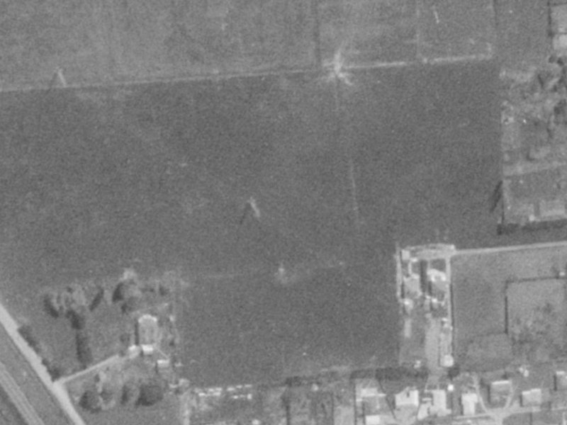 19 Cooks Lane from the air, 1975-1979