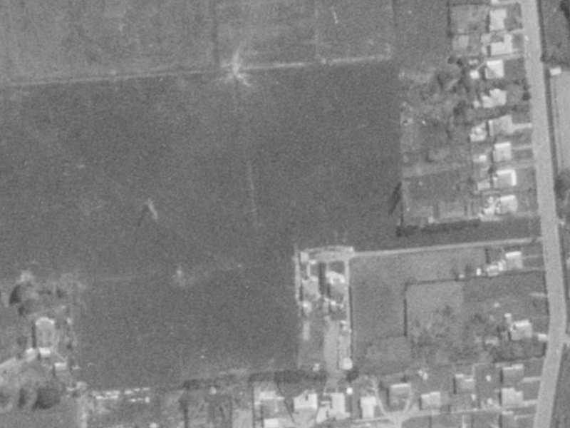 Cooks Lane from the air, 1975-1979