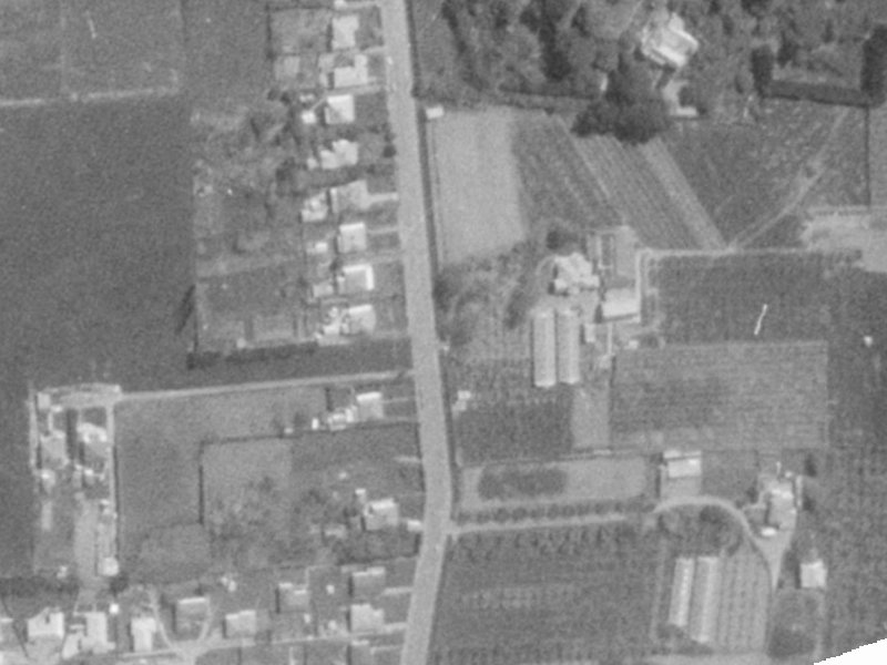 113 Bridle Path Road from the air, 1975-1979