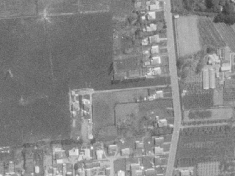 4 Cooks Lane from the air, 1975-1979