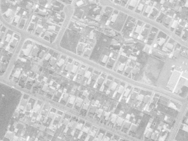 21 Balcairn Street from the air, 1975-1979