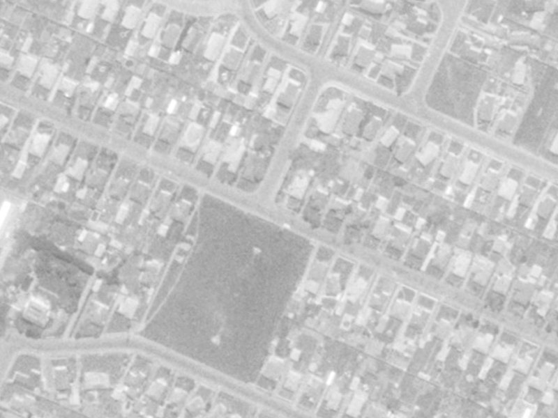 44 Checketts Avenue from the air, 1975-1979