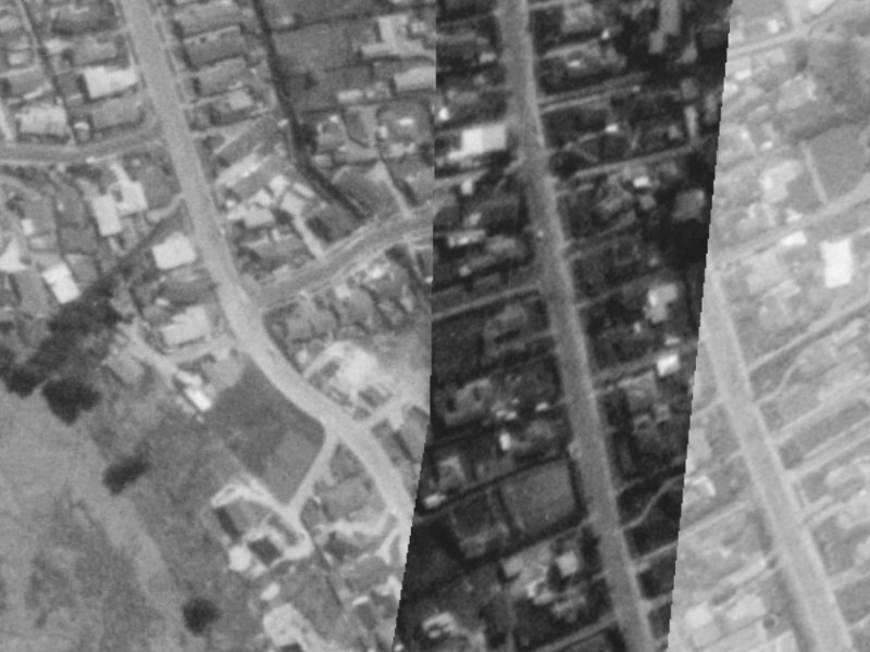 8A Wedgewood Avenue from the air, 1975-1979
