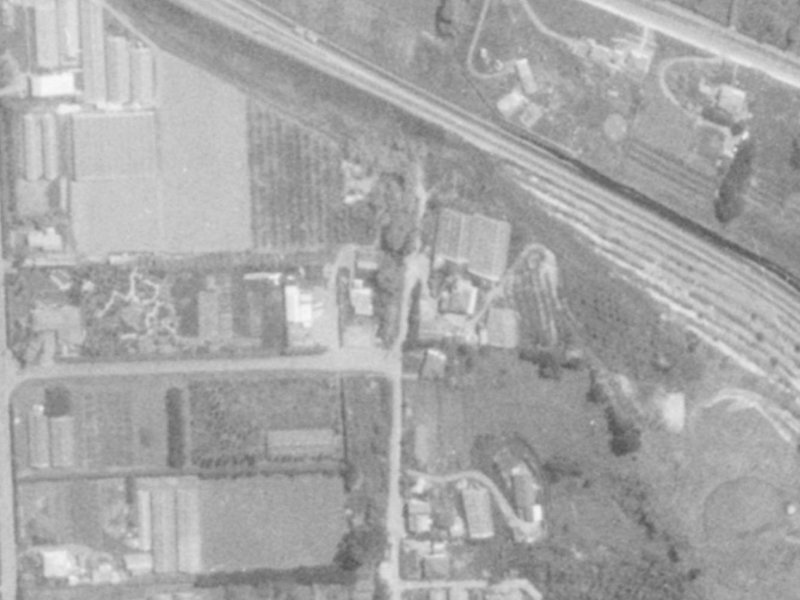 14-22 Butts Valley Road from the air, 1975-1979
