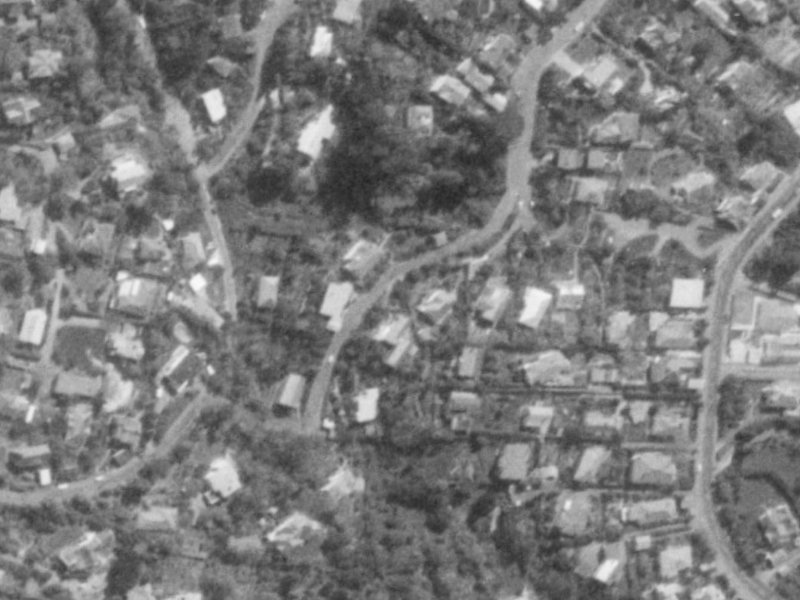 23 MacMillan Avenue from the air, 1975-1979