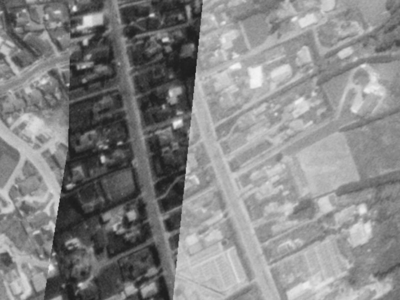 40A Bowenvale Avenue from the air, 1975-1979