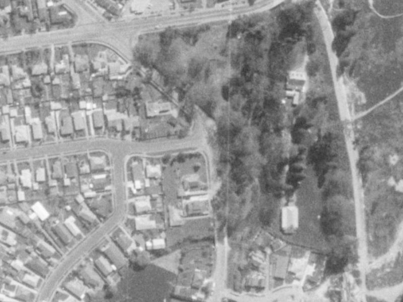 1 Hurunui Street from the air, 1975-1979