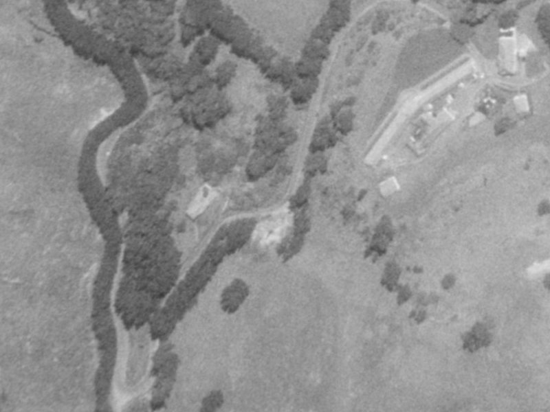 91–99 Major Aitken Drive from the air, 1975-1979