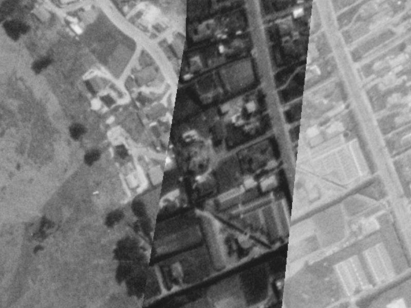 92 Landsdowne Terrace from the air, 1975-1979