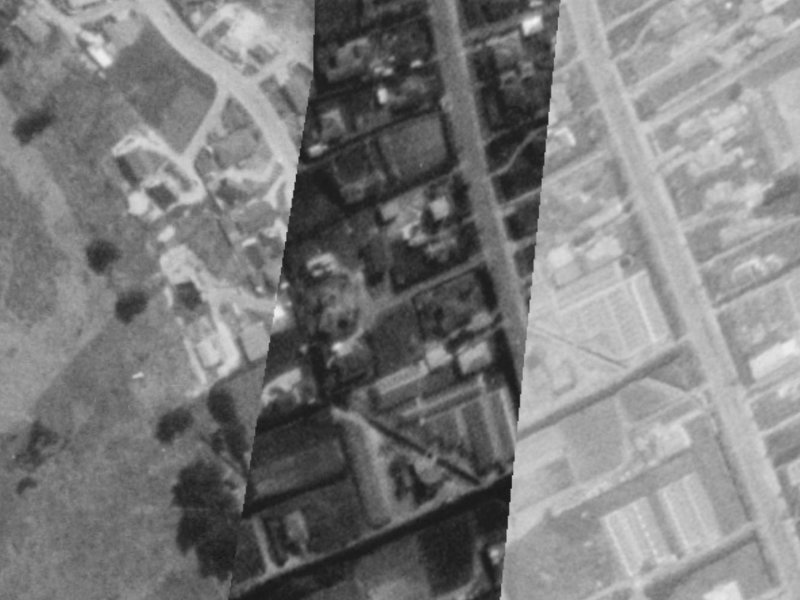 89 Landsdowne Terrace from the air, 1975-1979