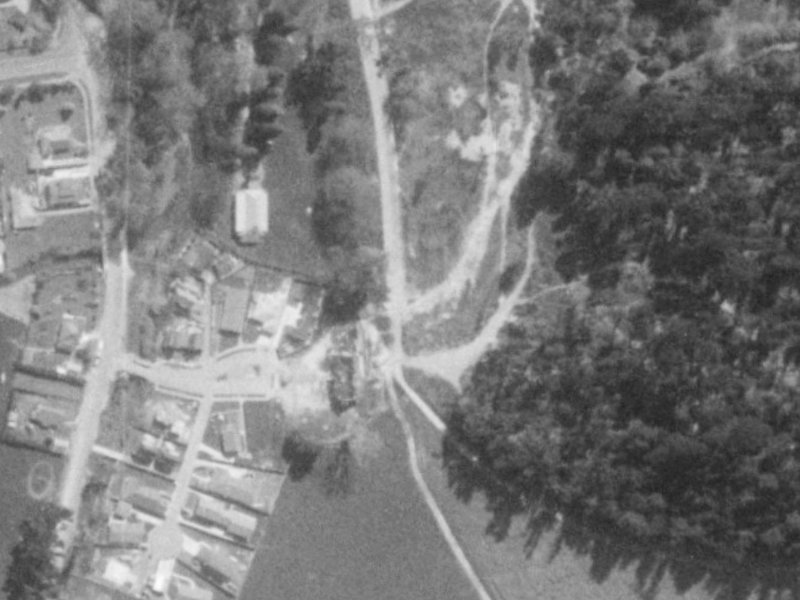11A Holmcroft Ct from the air, 1975-1979