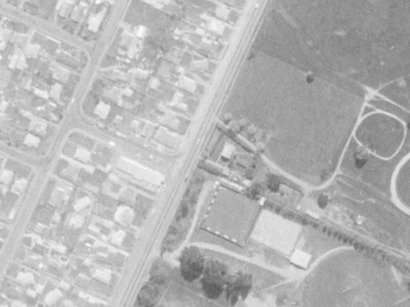 297 Halswell Road from the air, 1975-1979