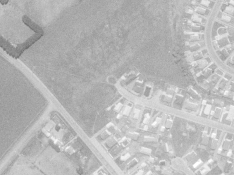 41 Patterson Terrace from the air, 1975-1979