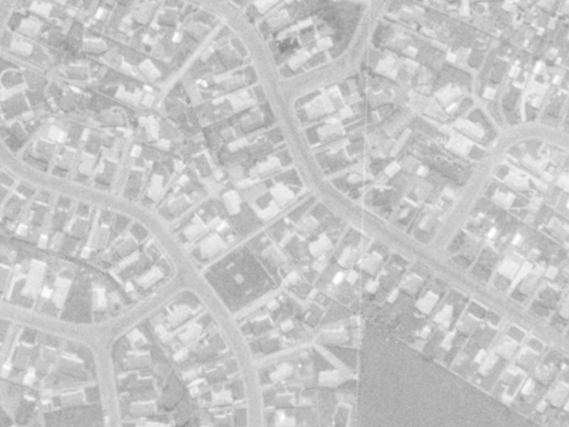 45E Santa Rosa Avenue from the air, 1975-1979