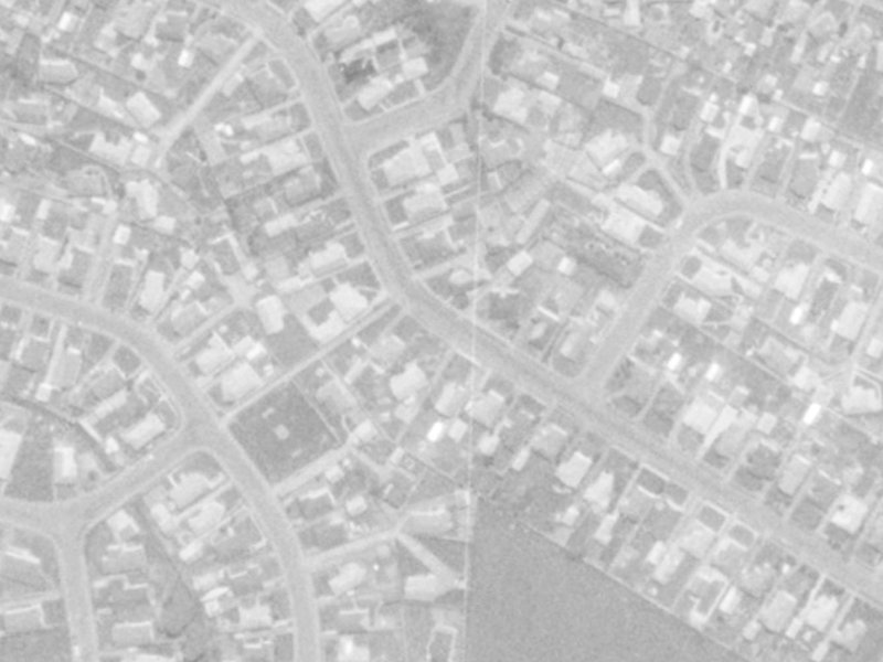 45 Santa Rosa Avenue from the air, 1975-1979