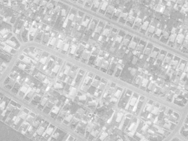 37 Fern Drive from the air, 1975-1979