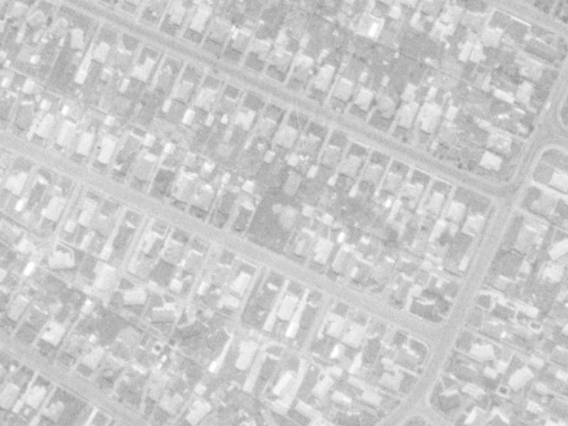16 Fern Drive from the air, 1975-1979