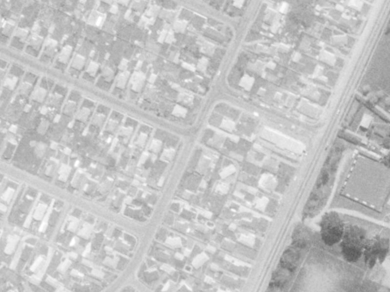 7 Wales Street from the air, 1975-1979