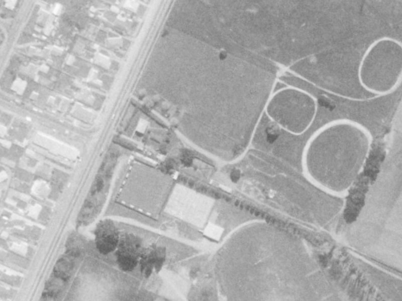 23 Hyde Place from the air, 1975-1979